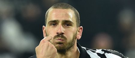 Watch Leonardo Bonucci fall arse-over-face while celebrating a goal for Juventus