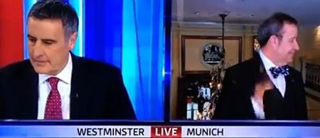 Video: Estonian President is not at all happy after Dermot Murnaghan gets his name wrong live on Sky News