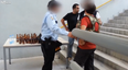 Video: Turkish football fan easily caught trying to smuggle 24 bottles of beer into stadium under his coat