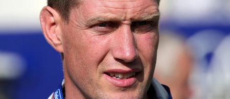Pic: Ronan O’Gara’s suit for today’s game must weigh a tonne