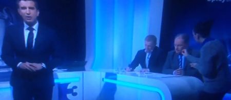 Video: Did we all see Brian Kerr getting his make-up refreshed on TV3’s Champions League show?