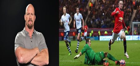 Pic: WWE wrestler calls out Wayne Rooney; Rooney responds and Stone Cold Steve Austin gets involved