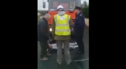 Video: The Michael Collins-style remake of the Irish Water protest dive guy is brilliant