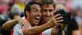 Video: Santi Cazorla shows off his amazing control in class keepy-uppy contest with Nacho Monreal