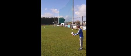 Video: 14-year-old scores ridiculous ‘outside of the boot’ point in GAA training