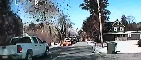 Video: Terrifying footage of an explosion destroying a house in New Jersey