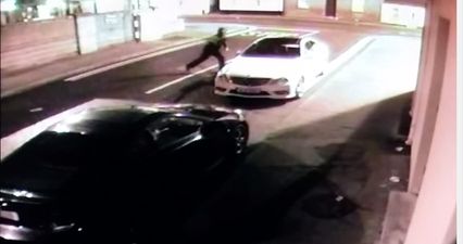 Video: This thug in Louth tried to rob a car but it hilariously backfired