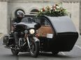 Pic: Irish bikers can now get the ultimate send off in a Harley-Davidson Hearse