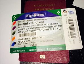 Former Liverpool star is packed and ready for Ireland v England at the Aviva