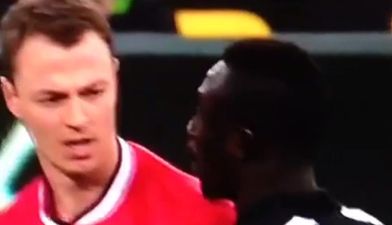 Vine: Footage of Jonny Evans and Papiss Cisse appearing to spit at each during tonight’s game