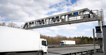 Pic: A truck driver tried to pass under a low bridge in Portarlington this morning. They shouldn’t have