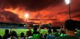 Pics: The Irish cricket team are playing under the most beautiful skyline in Tasmania this morning