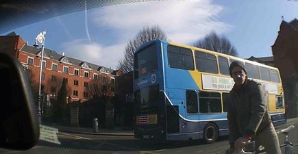 Video: A seriously intense stand-off between a cyclist and a motorist in Dublin