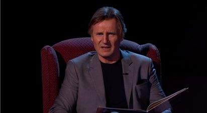 Video: Liam Neeson reading out creepy bedtime stories is the stuff of nightmares