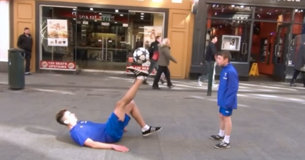 Video: Ireland’s ‘Mini Messi’ is back to his old freestyle tricks in Dublin City