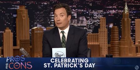 Video: The stereotypes were out in force in Jimmy Fallon’s pros & cons of celebrating St. Patrick’s Day