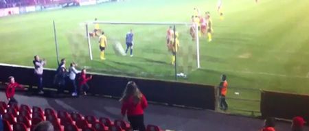 Video: It’s impossible not to laugh at this Sligo Rovers fan getting hit in the head with a ball