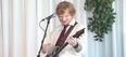 Video: Ed Sheeran shocks this couple by singing the first song at their wedding
