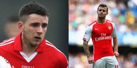 Pic: Jack Wilshere has some lovely words for Cork’s inspirational GAA player Jamie Wall