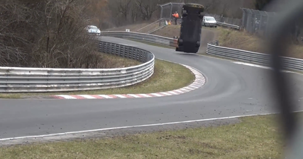 Video: Nissan GT-R flips into crowd at Nürburgring killing one and injuring others