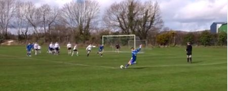 Video: An absolute peach of a free-kick was scored in this amateur match in Waterford