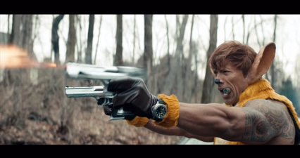 Video: The Rock stars as a badass Bambi in this brilliant live-action remake