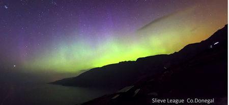 Video: Remarkable time-lapse footage shows the beautiful northern lights over Donegal