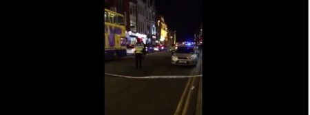 Video: A small sink hole is causing some big traffic problems in Dublin this evening