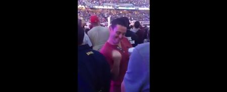 Video: Three Irish chancers managed to blag their way into VIP seats at Wrestlemania