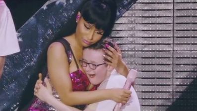 Video: This young Irish kid had all of his dreams come true when he got to meet Nicki Minaj’s breasts