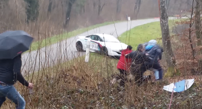 Video: Several spectators almost killed in this horrific looking rally crash