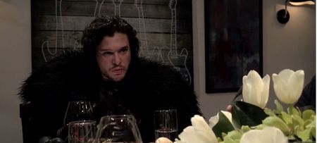 Video: Game of Thrones fans, Jon Snow being no craic at a dinner party is the funniest thing today