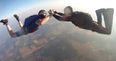 Video: A guy dropped his GoPro on a 3,000 feet skydive and it kept recording