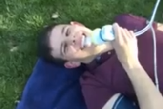 Video: Seriously injured man cracks up paramedics with hilarious one-liner (NSFW)