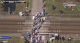 Video: Hilariously poor planning caught on camera as train brings Paris – Roubaix race to a halt