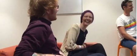 Video: Ed Sheeran fan was too ill to make his gig, so Ed popped into the hospital to see her