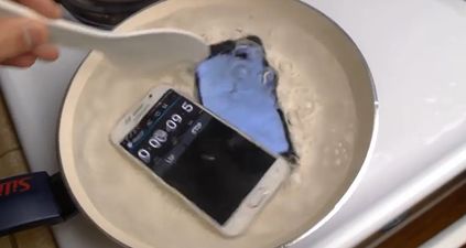 Video: Which phone will last longer in boiling water, an iPhone 6 or a Samsung Galaxy S6?
