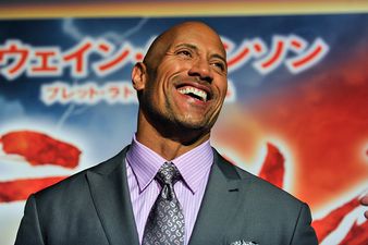 Pic: Looks like The Rock has never missed a leg-day in his life