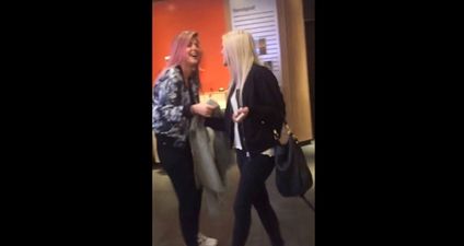 Video: Girls acting the eejit in McDonald’s, one of them ends up falling in over the counter