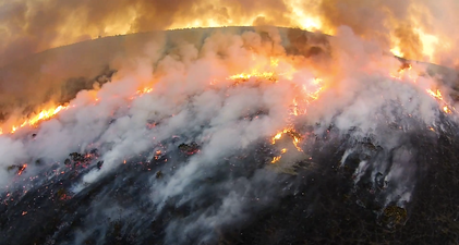 Video: Drone footage of Cork gorse fire looks like the start of the apocalypse