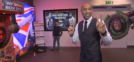 Video: Jamie Redknapp and Thierry Henry face-off to see who has the hardest punch