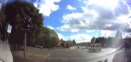 Video: Terrifying footage of joyriders crashing into a Garda car in Dublin yesterday