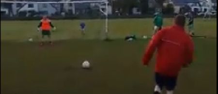 Video: Junior soccer player from Galway stars in the funniest dizzy penalty challenge yet