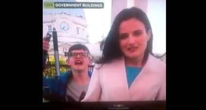 Video: A “F**k Her Right in the P***y” outburst ruined a UTV Ireland news report today