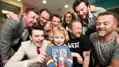 Gallery: Some of Ireland’s top comedians visit Temple St Children’s Hospital