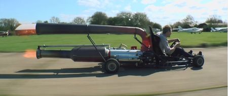 Video: This jet powered go-kart looks like great craic