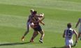 Video: Aussie Rules footballer knocked out after truly sickening clash of heads