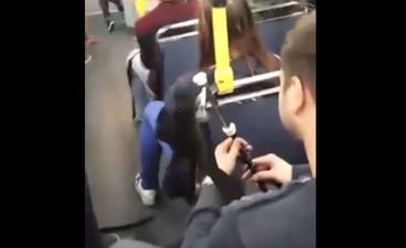 Video: Lad brings his Uilleann Pipes on the Nitelink; a trad session breaks out