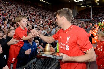Video: Steven Gerrard refuses to sign L.A. Galaxy shirt at Anfield