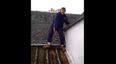 Video : This angry Scotsman that’s stuck on a roof cursing his head off is just too funny